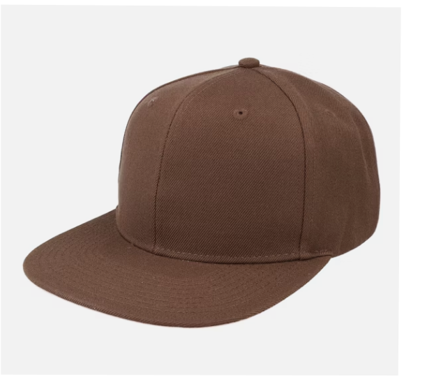 Custom Logo 6-Panel Wool/Polyester Adjustable Fashion Casual Machine Embroidery Structured Snapback Cap