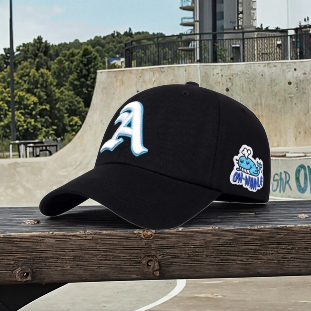 Custom 100% Cotton 6-Panel Baseball Cap Fashionable Sports Style 3D Embroidered Letter Logo Dot Puff Printing Method Sporty