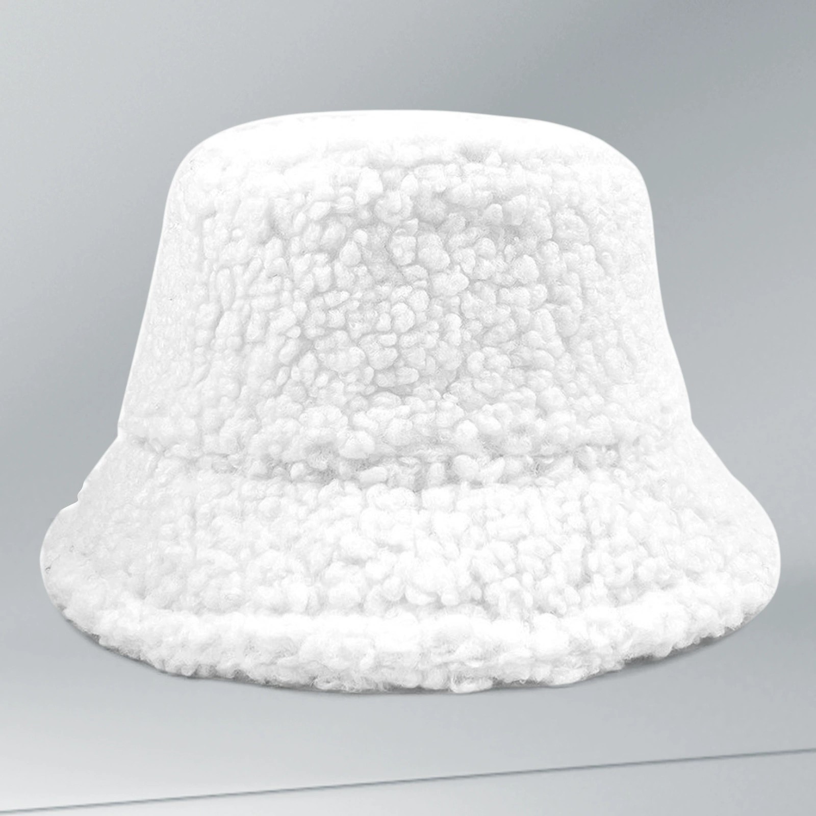 Custom Logo Embroidered Winter Warm Sheepskin Fishing Hat with Added Insulation for Daily Casual Outdoor Use Wholesale