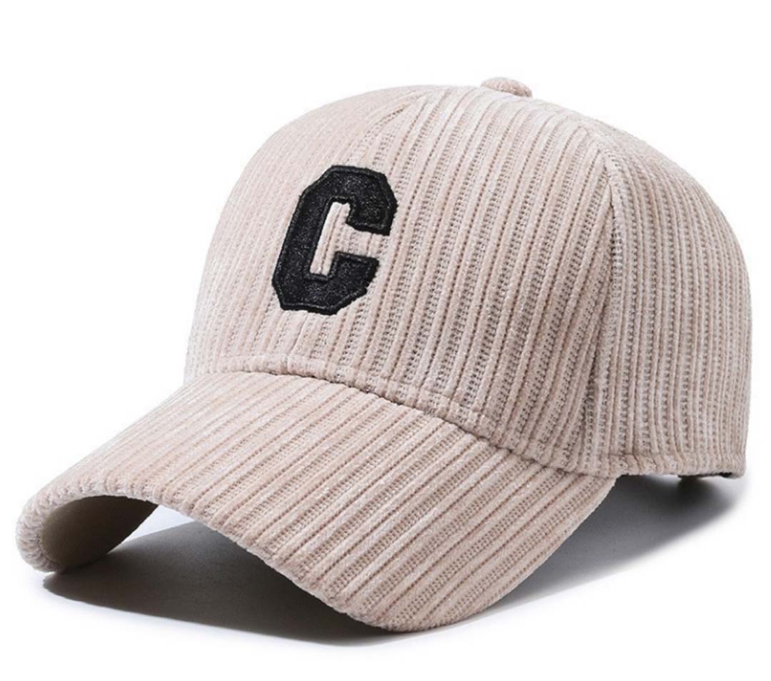 Unisex Simple Baseball Cap Custom Corduroy Lace Fabric Dad Hat Soft Warm Outdoor Wear for All Seasons Breathable American Style
