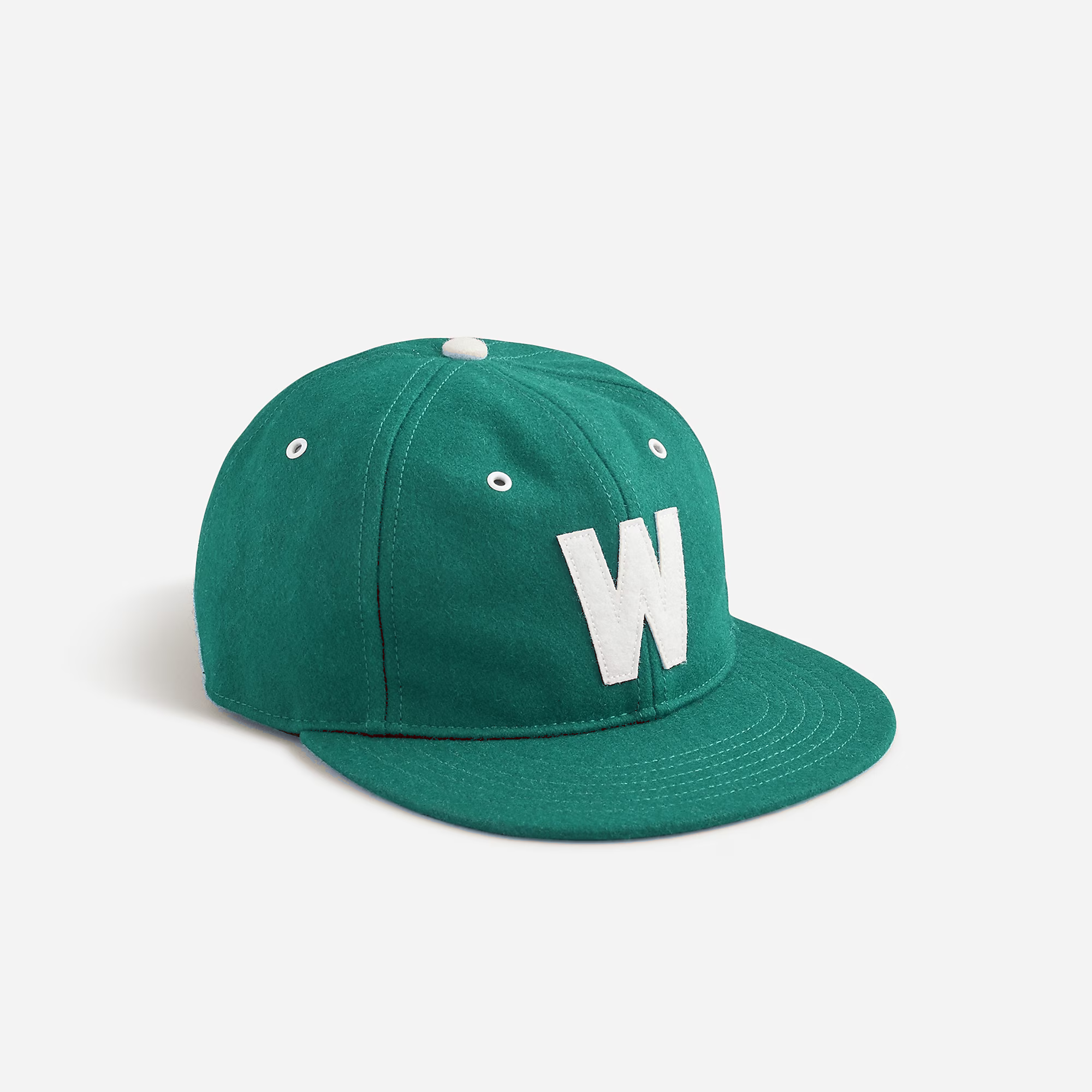 Good Quality 6 Panel Wool Blend Unstructured Snapback Hat Felt Logo Wool Caps