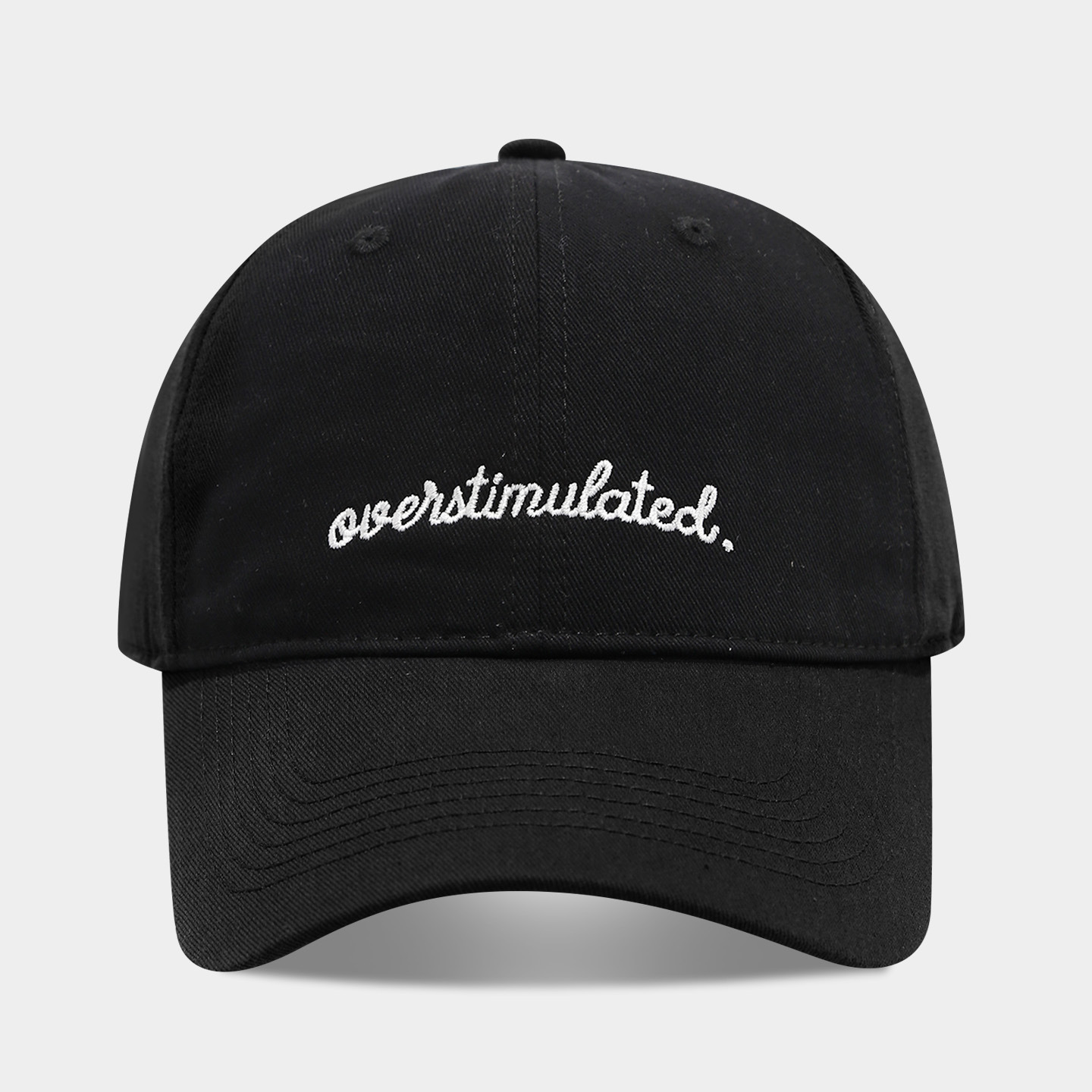 High-quality Denim Cap with Embroidery Baseball Cap with Sun Protection Adjustable Brim Design