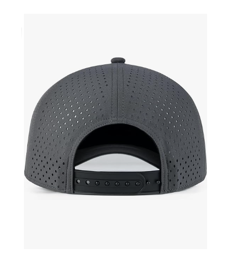 Breathable High Performance Laser Cut Mesh 5-Panel Hat Baseball Cap-Fashion Sports Adjustable