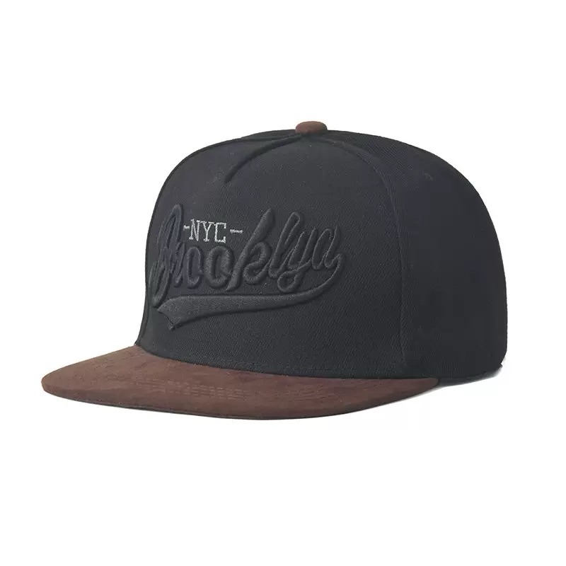 Best-Selling Brooklyn Baseball Snapback Hat American Street Hip-Hop Style Casual Canvas Fabric with Embroidered Letter Pattern