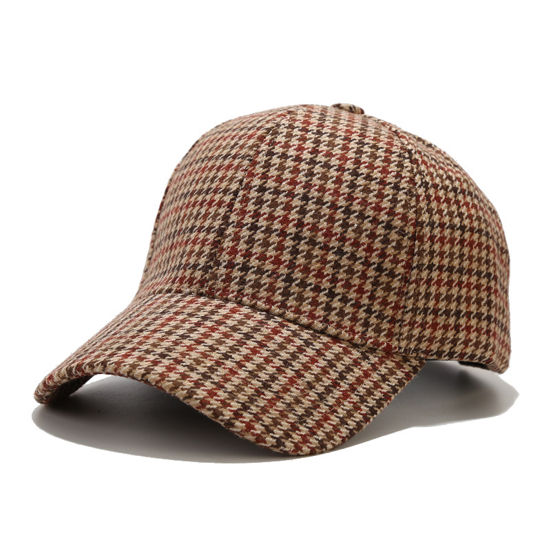 Spring/Summer New Style Baseball Cap Men's/Ladies Fashion Sun Hat Casual Checkered Design