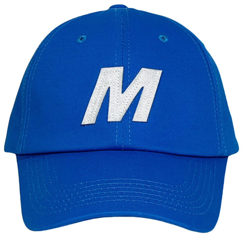 Custom Sporty Cotton Baseball Cap with Embroidered Letter Logo Common Fabric Feature