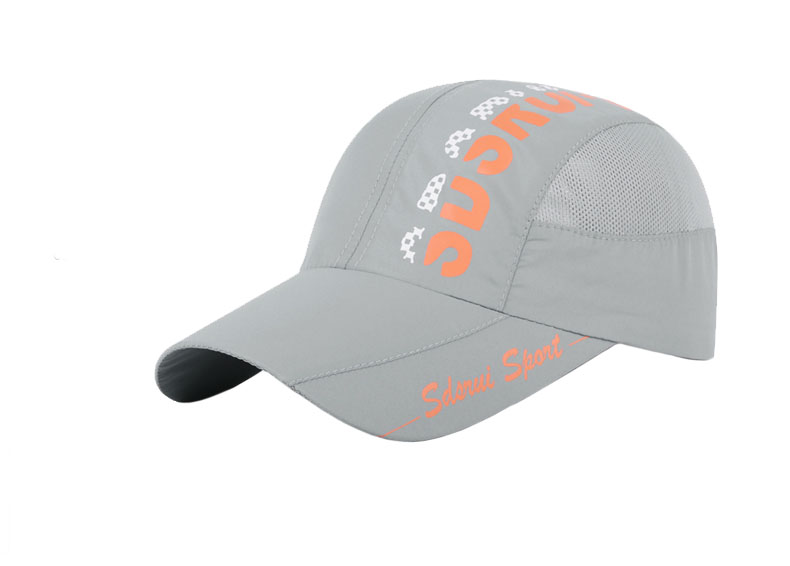 Caps Custom Logo Print Quick Dry Sports Caps Breathable Polyester Unisex Baseball Caps