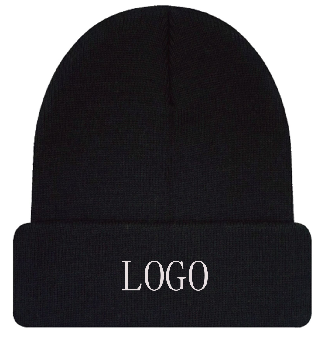 Custom Wool Knitted Beanie Hat with Multi-Color Winter Embroidery Cute Little Bear Logo Newly Designed Beanies