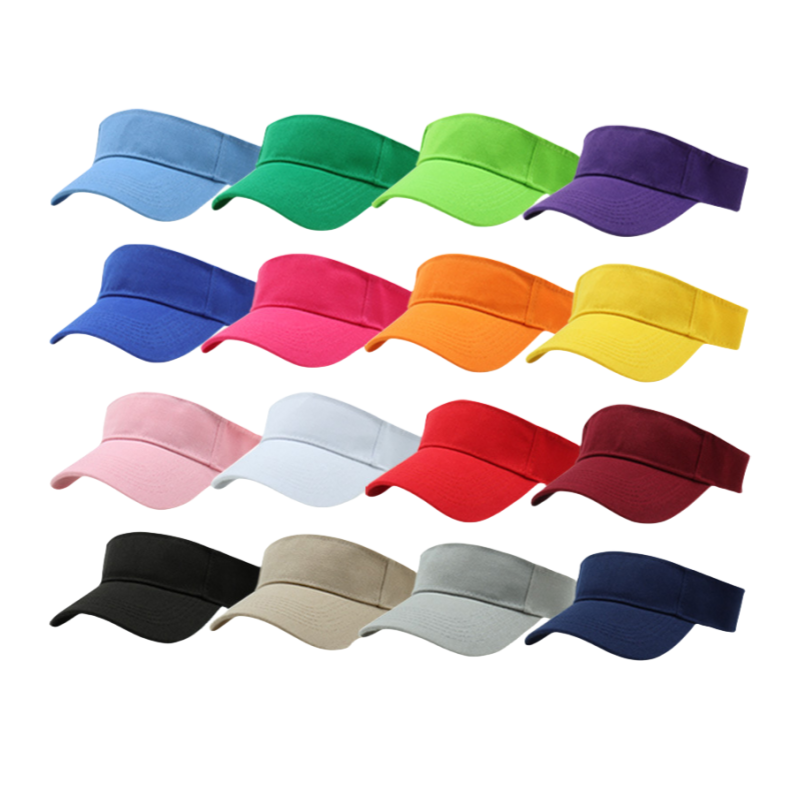 High Elastic Sun Protection Visor Hat Custom Multi-Color Fast Drying Cotton Logo Travel Hat for Summer Outdoor Beach Sports
