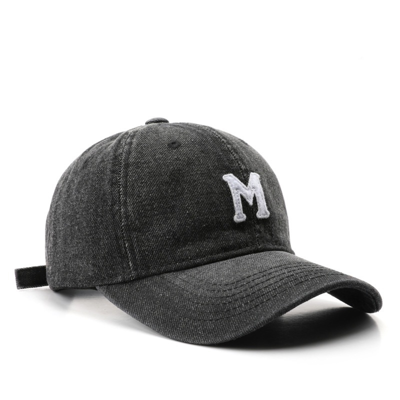 Custom Vintage Street Style Washed Cotton Dad Hat Letter Patch Logo Sport Baseball Cap