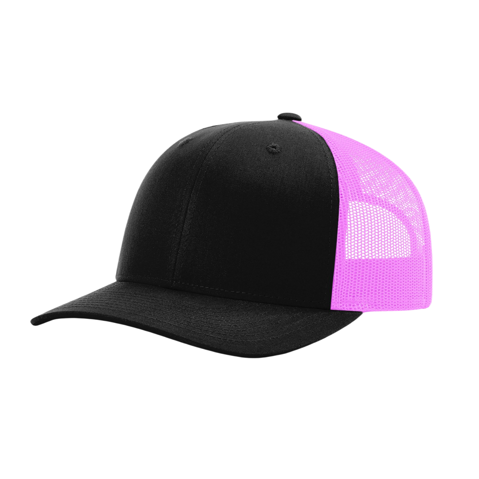 High Quality Unisex 5-Panel Trucker Mesh Hats Custom Cotton Polyester Denim Fabric Hip Hop Plain Patch Embroidery Logo Outdoor