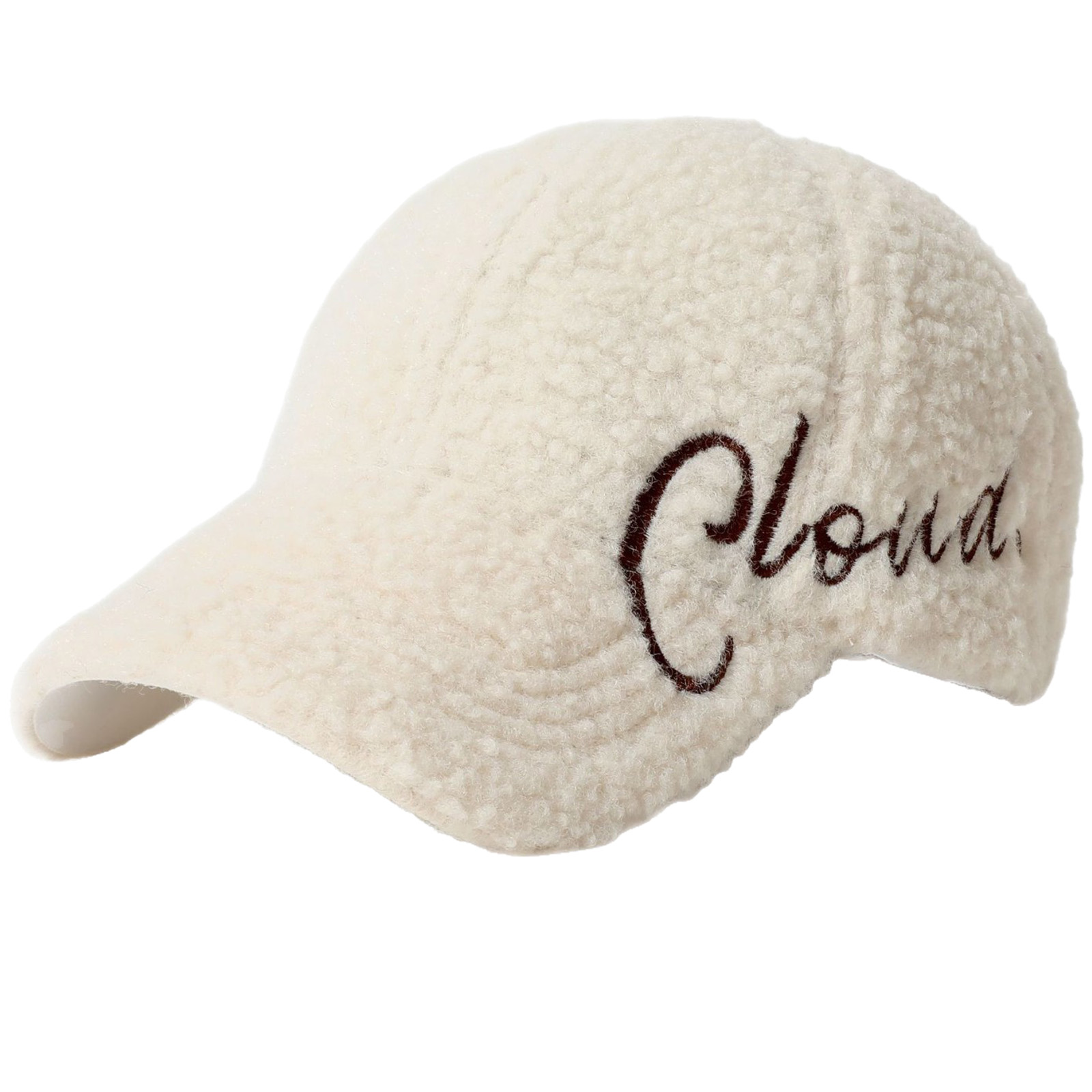 Customized 6-panel Plush Unisex Beanie Baseball Cap Large Brim. New Autumn-winter Style Featuring Warmth Insulation