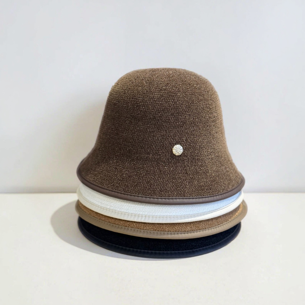 New Style Fishermen's Hat for Women Suitable for Autumn and Winter Fashionable and Warm Cold protection Bucket Hat