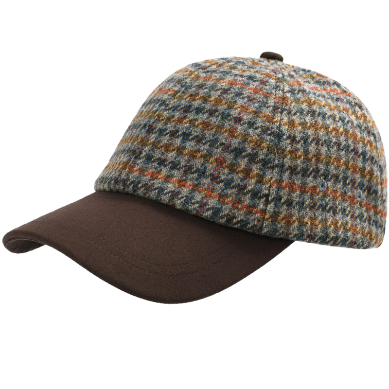 High Quality Wool Blend Baseball Cap with Custom Logo Vintage Unstructured Outdoor Wear Metal Buckle Closure for Men and Women