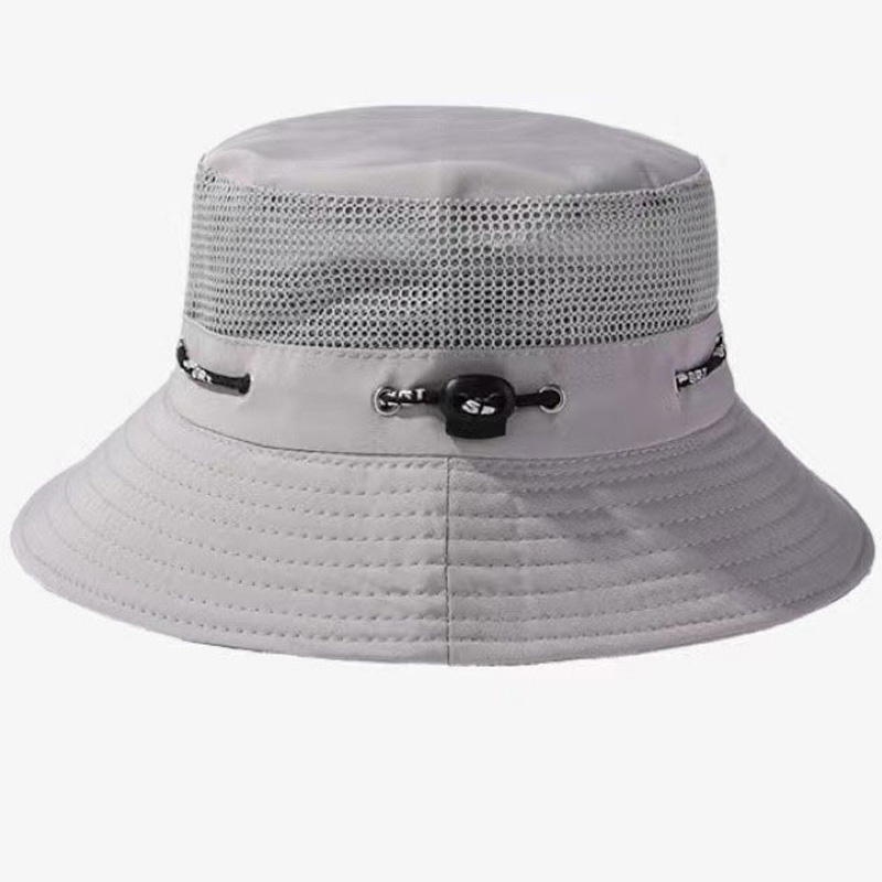 Breathable Sporty Climbing Fisherman's Hat Curved Adjustable Rope Fashionable Fruit Printed Fabric Sublimated Embroidered