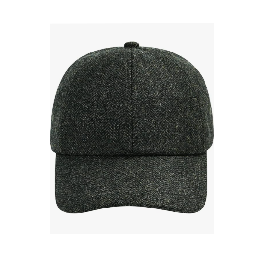 2026 New Vintage Herringbone Twill Cotton 6-Panel Baseball Cap-Adjustable Customizable & Stylish Casual Hat