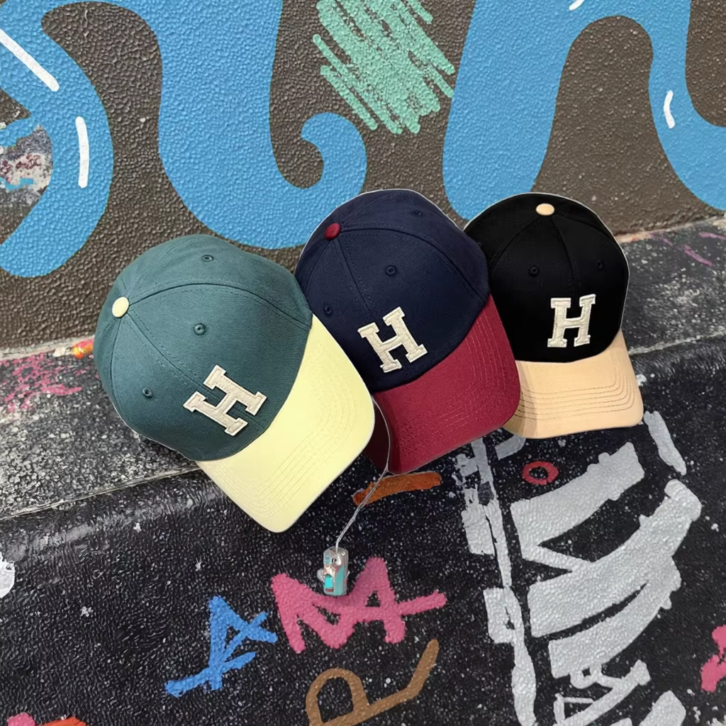 Unisex Custom 3D Embroidered Baseball Cap 6-Panel Vintage Dad Hat Curved Brim Leaf Sporty Fashionable Custom Colors Wholesale