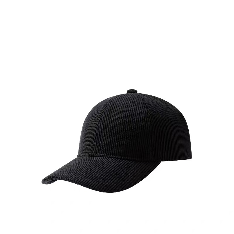 High Quality Corduroy 6 Anel Baseball Cap Simple and Elegant American Style with Custom Logo and Printed Pattern