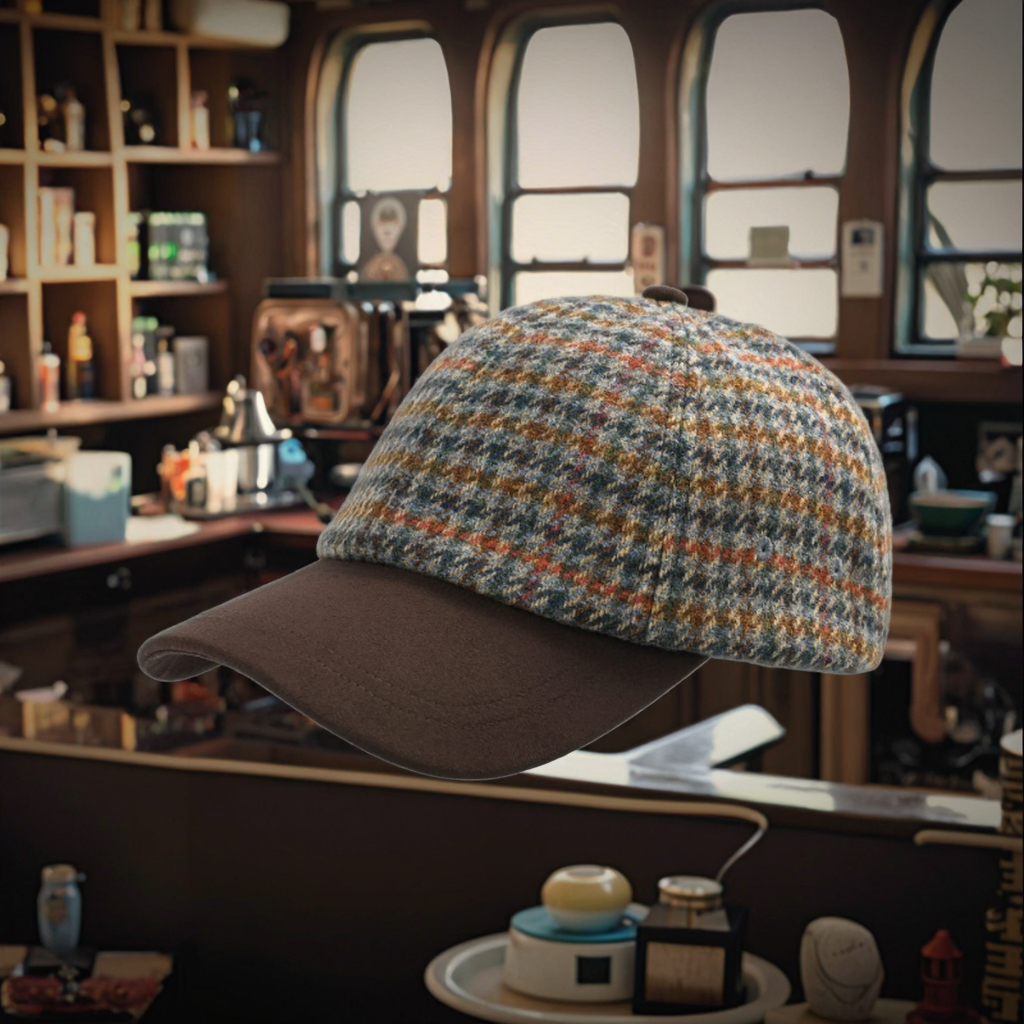 High Quality Wool Blend Baseball Cap with Custom Logo Vintage Unstructured Outdoor Wear Metal Buckle Closure for Men and Women