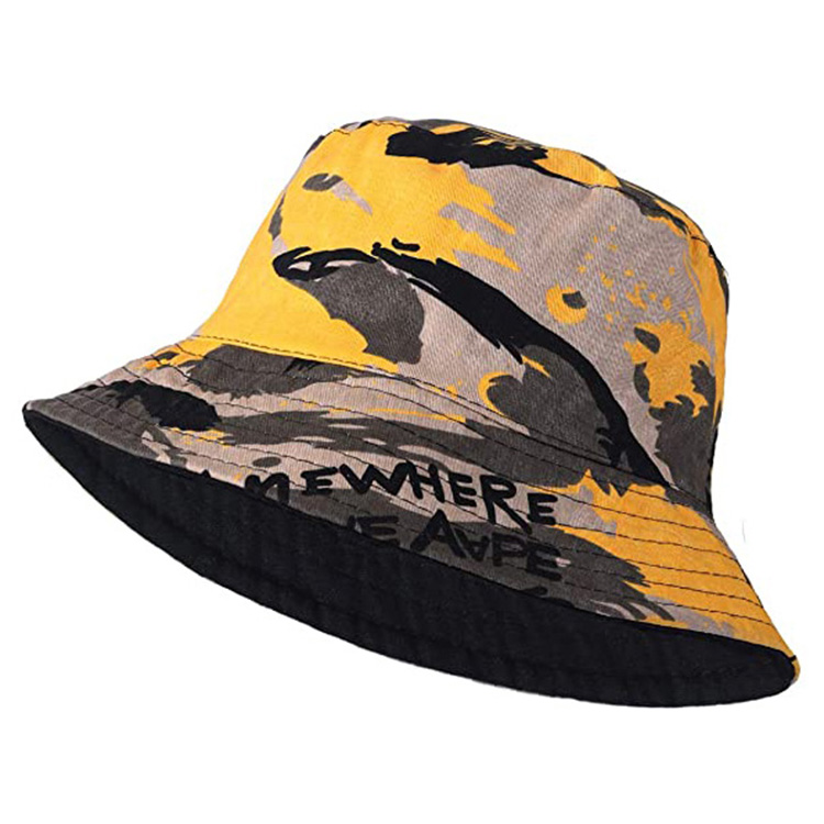 Tactical Camo Custom Cotton Bucket Hats | OEM Digital Print & Embroidery