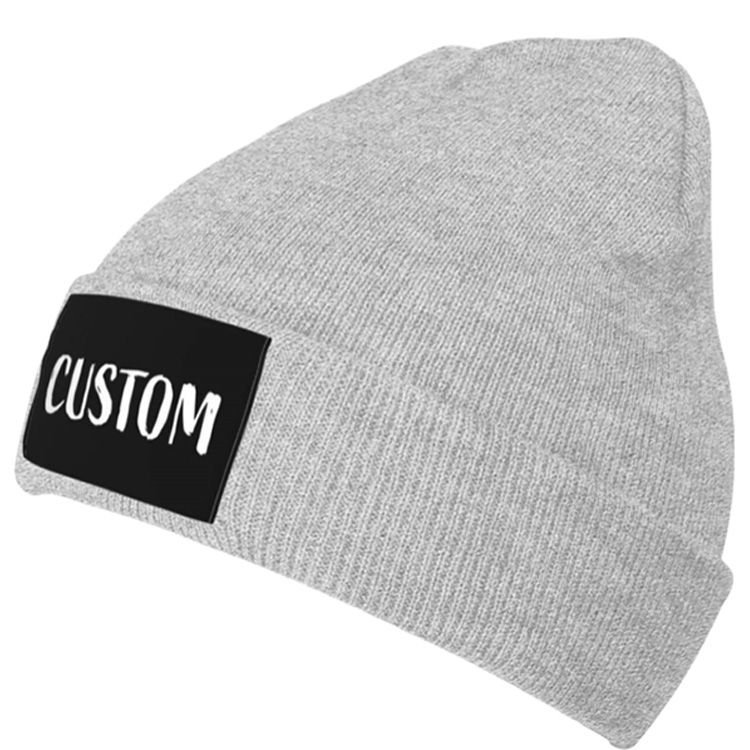 2024 Unisex High Quality Winter Knitted Beanies Custom Outdoor Wear Daily Use Beanies Printed Logo Designer's Choice Pattern