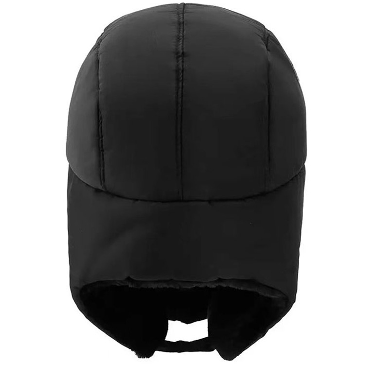 Winter Foldable Warm Hats High Quality Hat With Fur Lining and Earflaps Ear protection