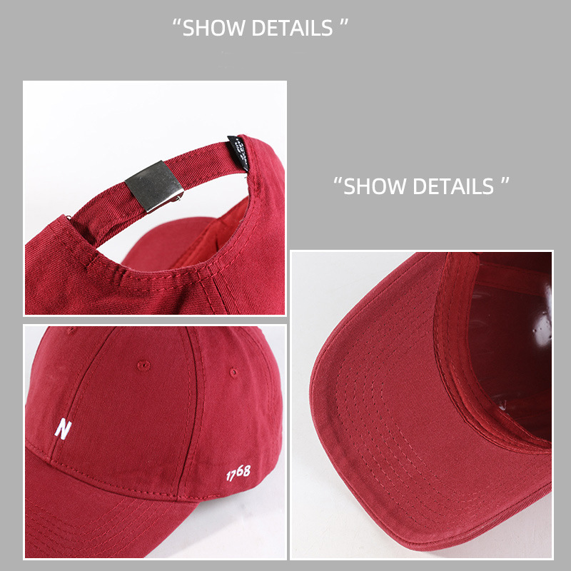 New Trendy Baseball Cap with Letter Embroidery Sun protection and Sun-blocking for Casual Wear