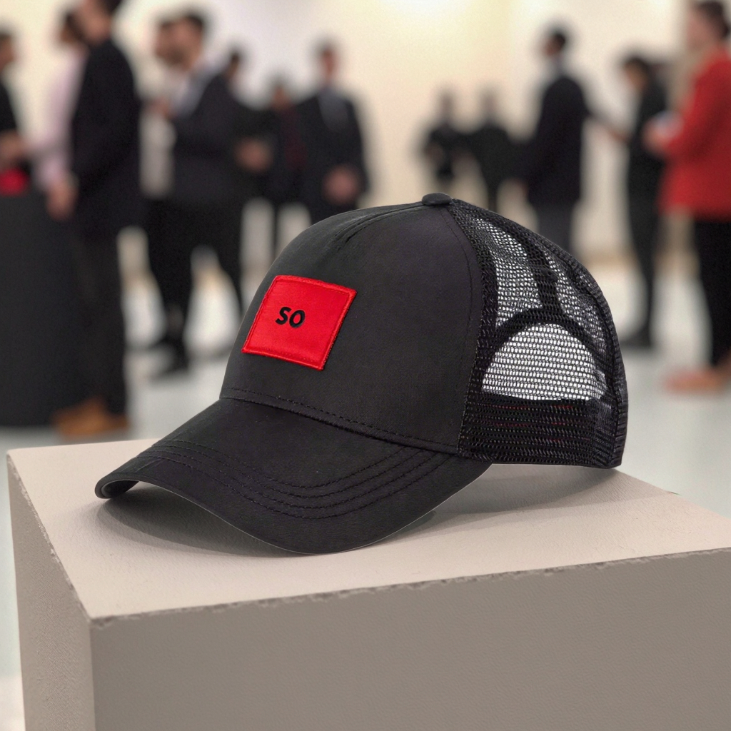 OEM Custom 5 Panel Mesh Snap Back Hat High Quality 112 Trucker Cap Hip Hop Style Embossed Printing Casual Fashion Logo Outdoor