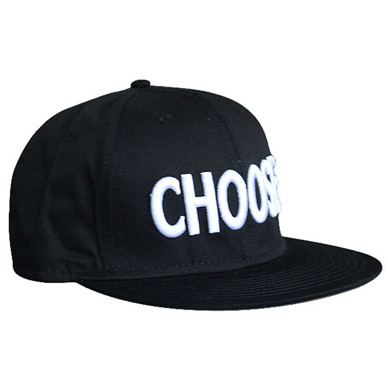 Custom 6-Panel Flat Brim Baseball Hat with 3D Embroidery Snapback for Outdoor Sports for Cycling Beach Travel