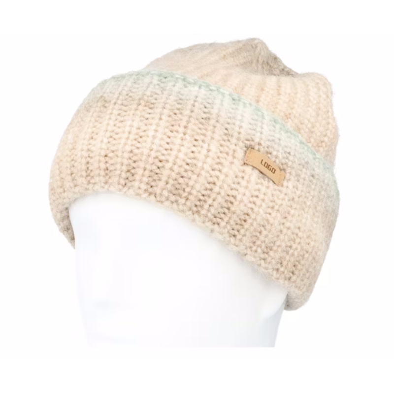 High Quality Custom Designer Acrylic Beanie Fashionable Winter Beach Travel Wear for Men Women Knitted Skull Cap Letter Bows