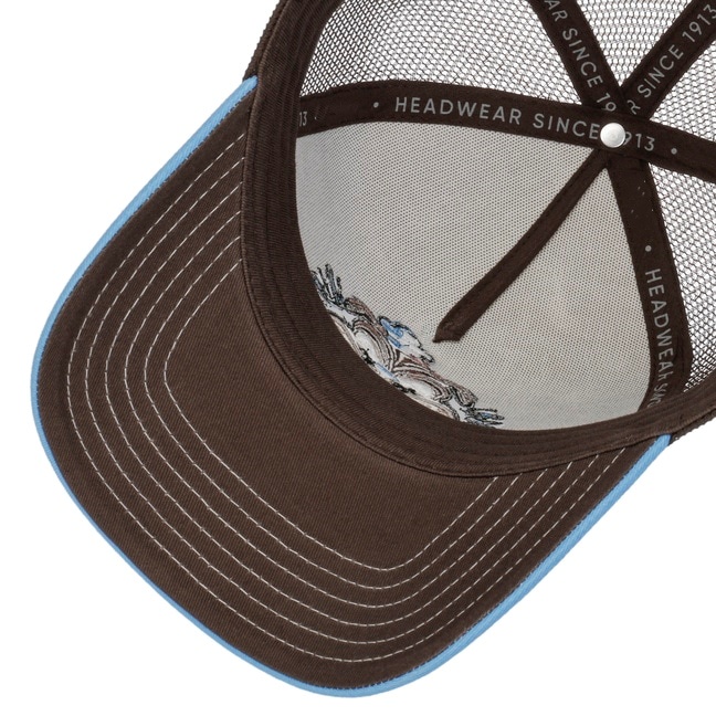 Designer Custom Cotton Polyester 5 Panel Caps Embroidery Cartoon Animal Pattern Logo Trucker Mesh Hats for Unisex