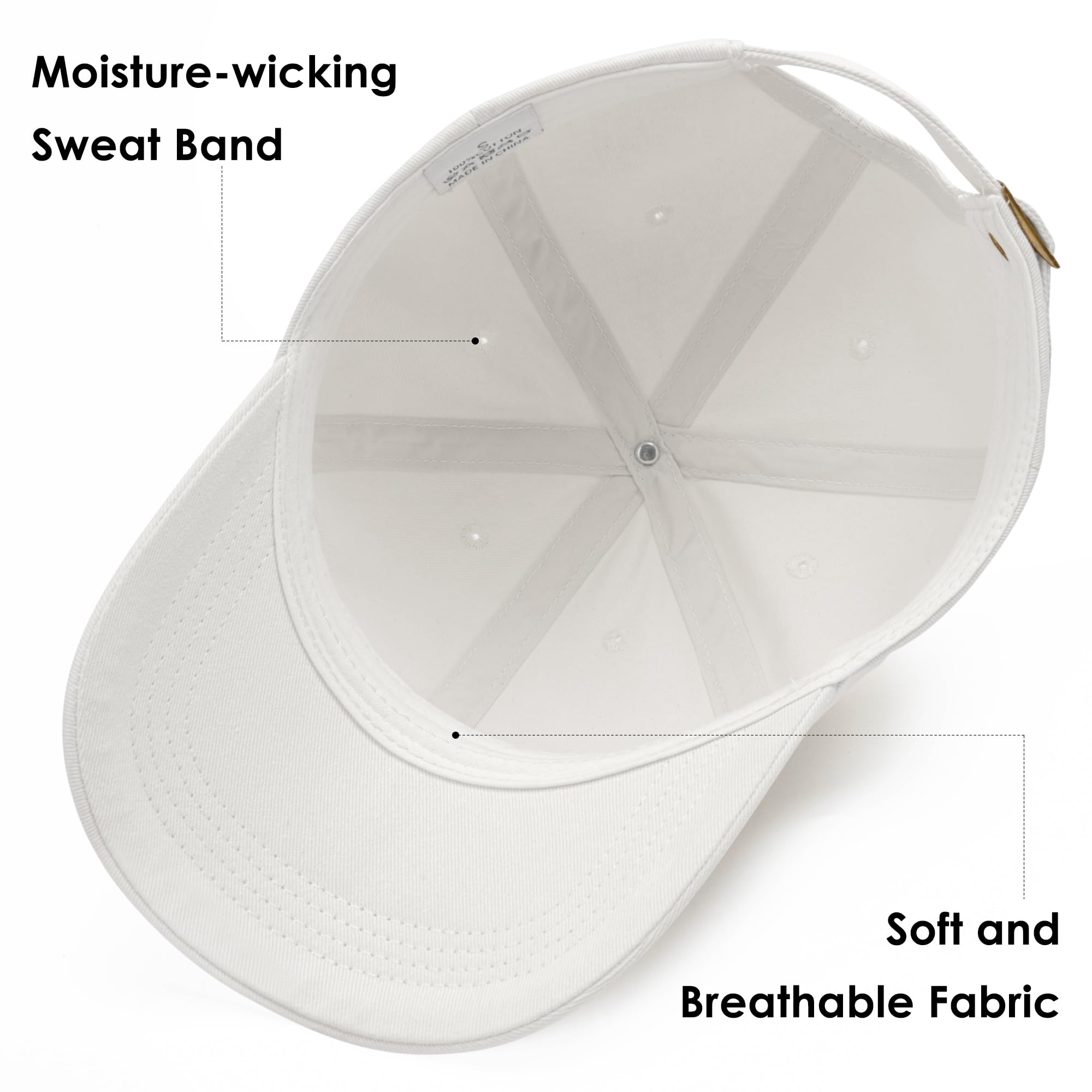 Vintage Baseball Caps for Men Women Washed Cotton Unstructured Baseball Hats Breathable Unisex Golf Baseball Hat