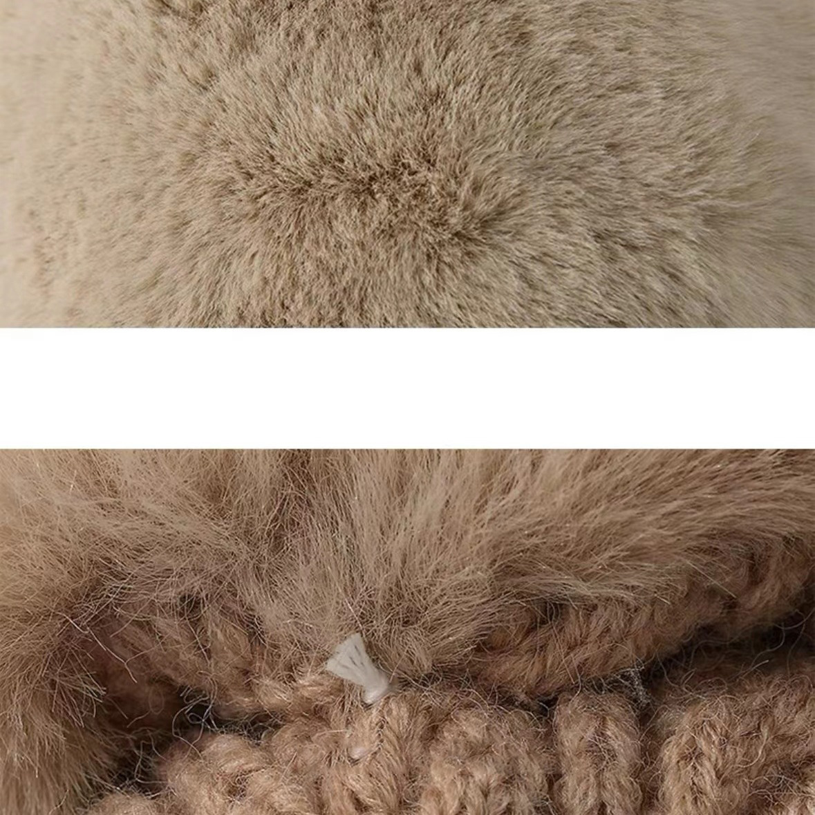 Wool Winter Ear-Protection Ski Winter Hat-Warm Padded Thick Machine Embroidery Cap for Outdoor & Daily Use