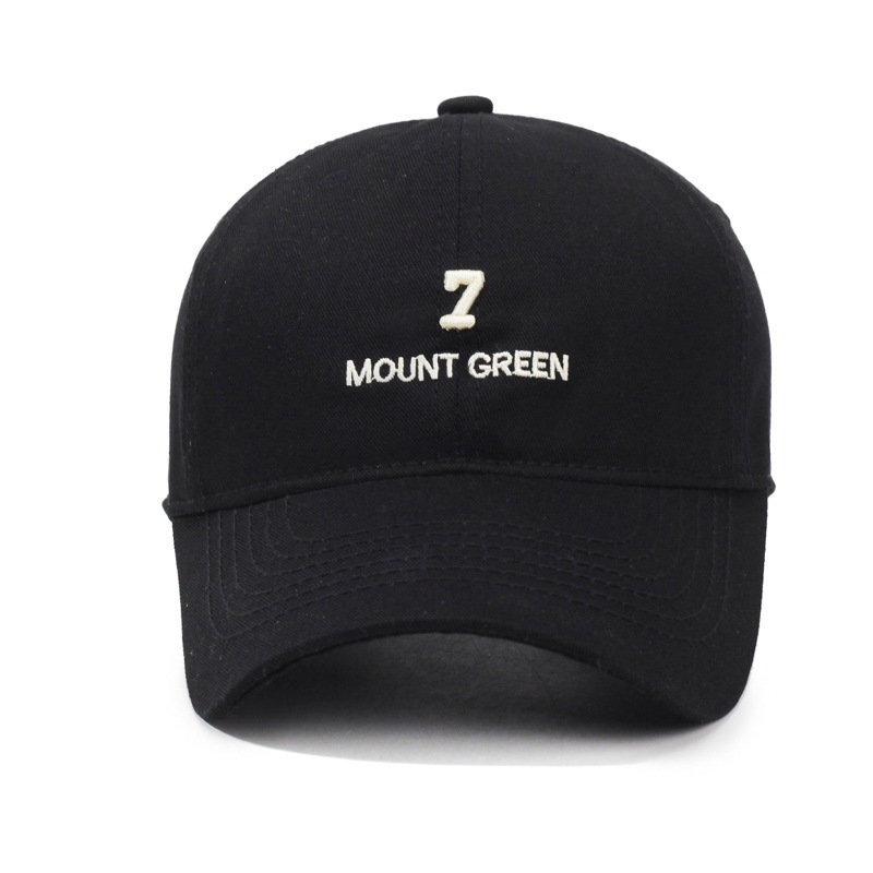 Spring and Autumn Men's Soft Top Baseball Cap - Outdoor Leisure Sun Protection Hat - Embroidered Digital Washed Baseball Cap