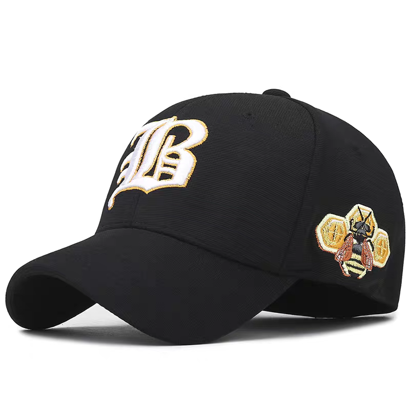 Spring Summer American Style Sporty Vintage Twill Baseball Cap Unisex Casual Closed Back 3D Embroidery Dad Hat