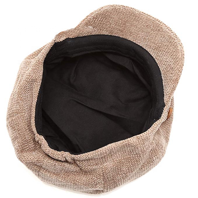 Classic Women's Wool Newsboy Cap with Visor Beret Winter Hats for Casual Outdoor Travel Scenes