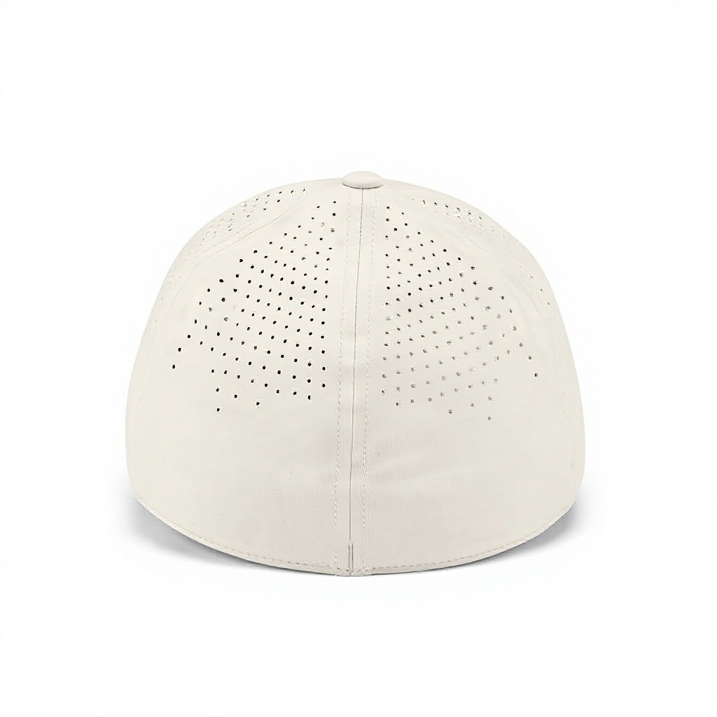Cypress Tour 6-panel Baseball Cap with Laser-cut Holes and Customizable Logo 100% Polyester Sporty Bows & Argyle Pattern