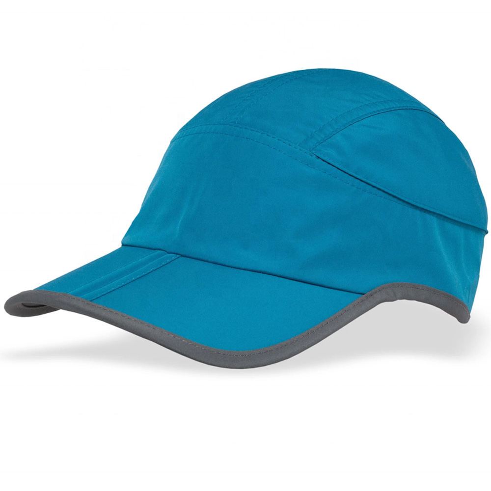 Custom Logo Baseball Hat with Sun Protection Breathable Cool Mesh and Curve Brim Sporty Running Cap Featuring Puff Printing