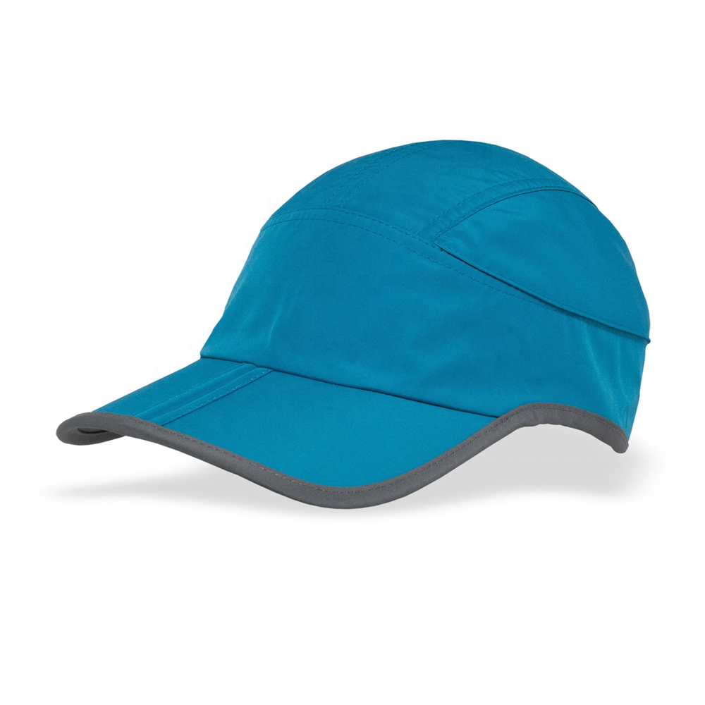 Custom Logo Baseball Hat with Sun Protection Breathable Cool Mesh and Curve Brim Sporty Running Cap Featuring Puff Printing