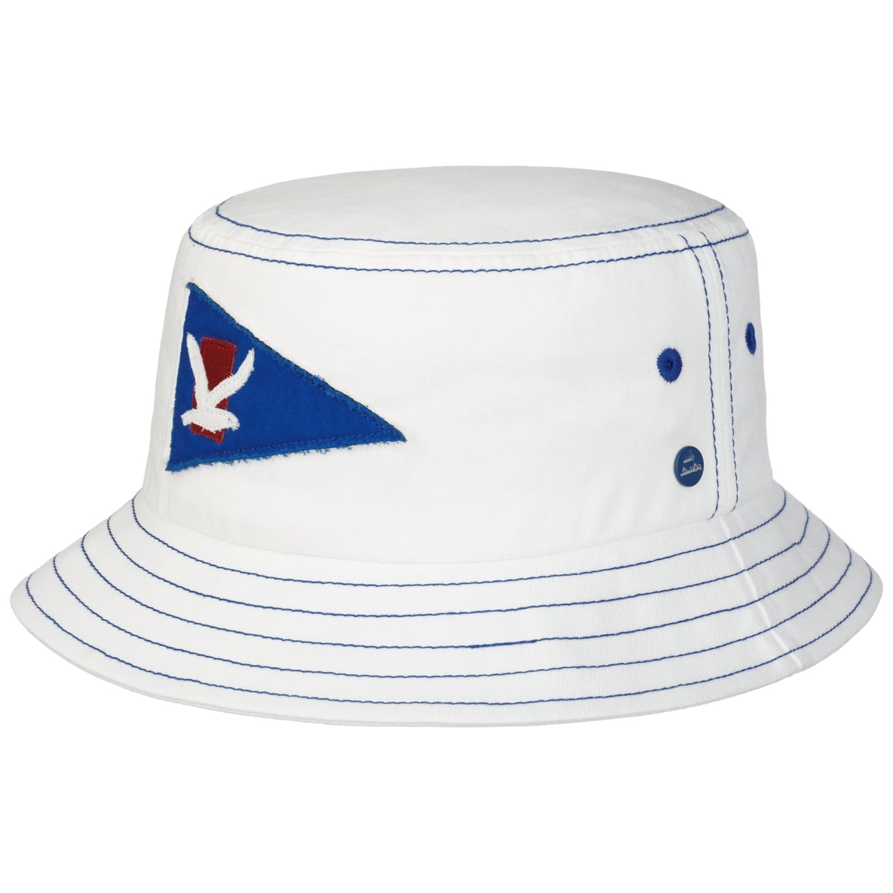 Custom Printed UV Contrasting Coloured Bucket Hat Fashionable Unisex Fishing Hat with Cartoon Pattern for Casual Scene