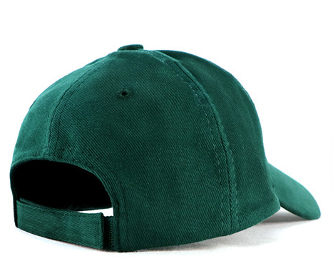 2025 New Green Flame Embroidered Baseball Cap Flat Embroidery Unisex Adjustable Velcro Curved Brim Hat Custom logo Cap