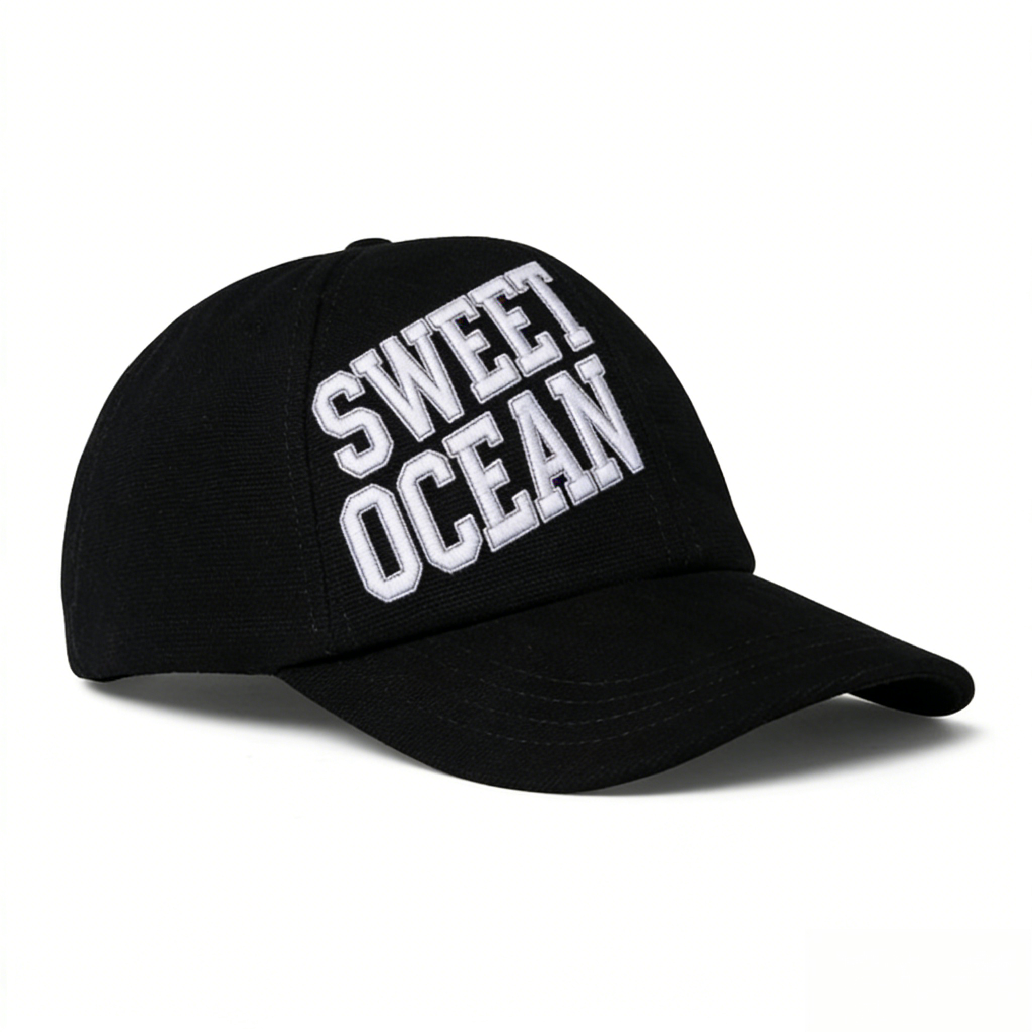 Stylish Casual Headwear with Bold Letter Embroidery Adjustable Cotton Cap for Daily Street Style Outdoor Activities