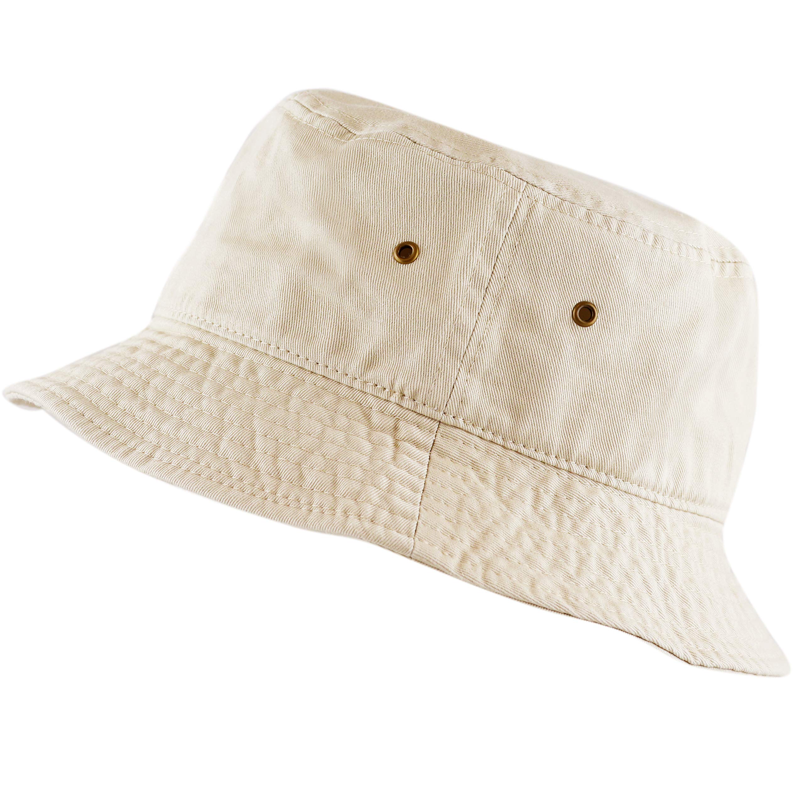 100% Cotton UPF 50 Packable Summer Travel Bucket Hat Beach Sun Hat From the Also Eye Holes Were Designed