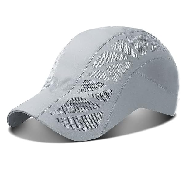 Mesh Running Quick Drying Breathable Waterproof 100% Polyester Sport Solid Color Baseball Cap with Hand Embroidery Unisex