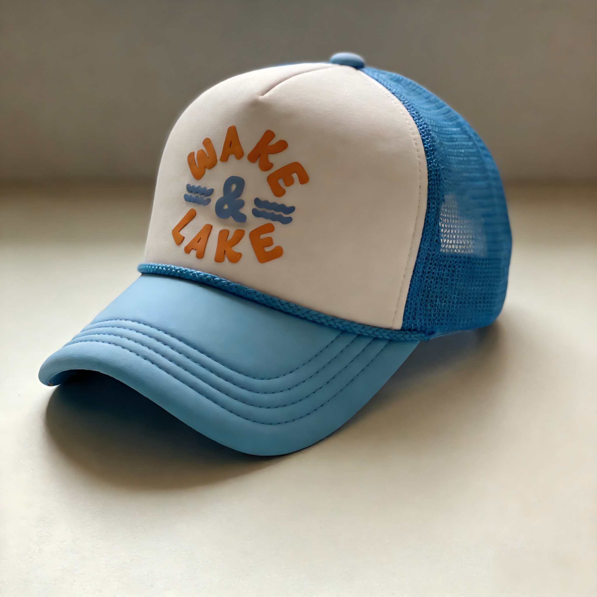 2026 Hot Selling Custom Puff Printing Trucker Hat Design Mesh Back Snapback Cap Adjustable Breathable Outdoor Hat for Unisex Hat