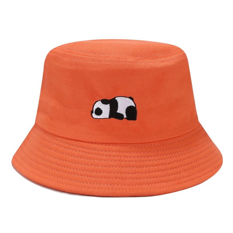 High Quality Custom Designer Embroidery Logo Wide Brim Cotton Bucket Hats