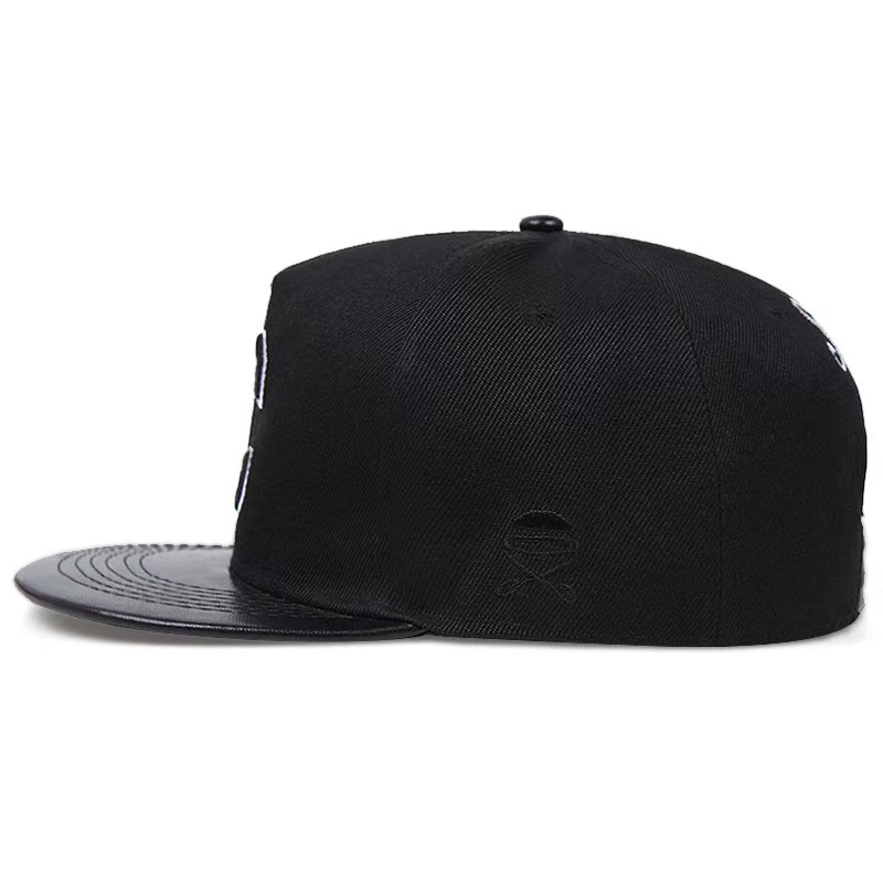 Custom Cotton 5 Panel 3D Embroidery Snapback Caps Hip Hop Street Style Fitted Hat with Custom Logo for Outdoor Use