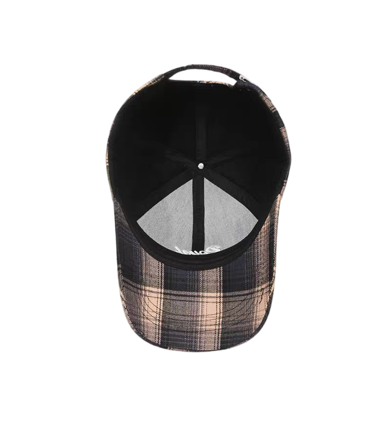 Black Brown Letter Royal Embroidered Twill Dobby Common Casual Baseball Cap Unisex Adjustable Strap Sun Duckbill