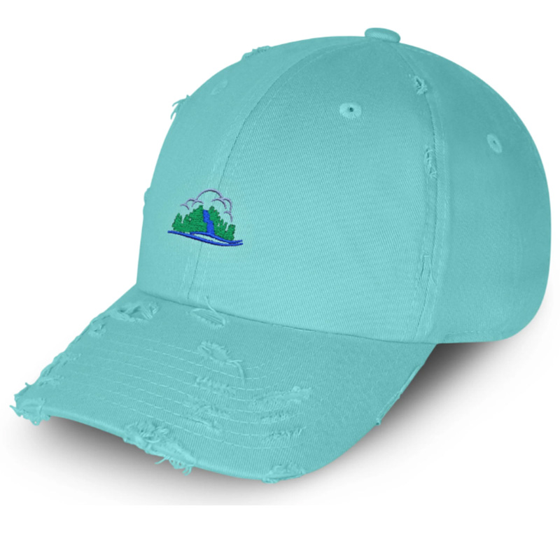 Hot Selling Vintage Distressed Dad Cap Embroidered Design Premium Cotton Adjustable Hat for Unisex Outdoor Fashionable Headwear