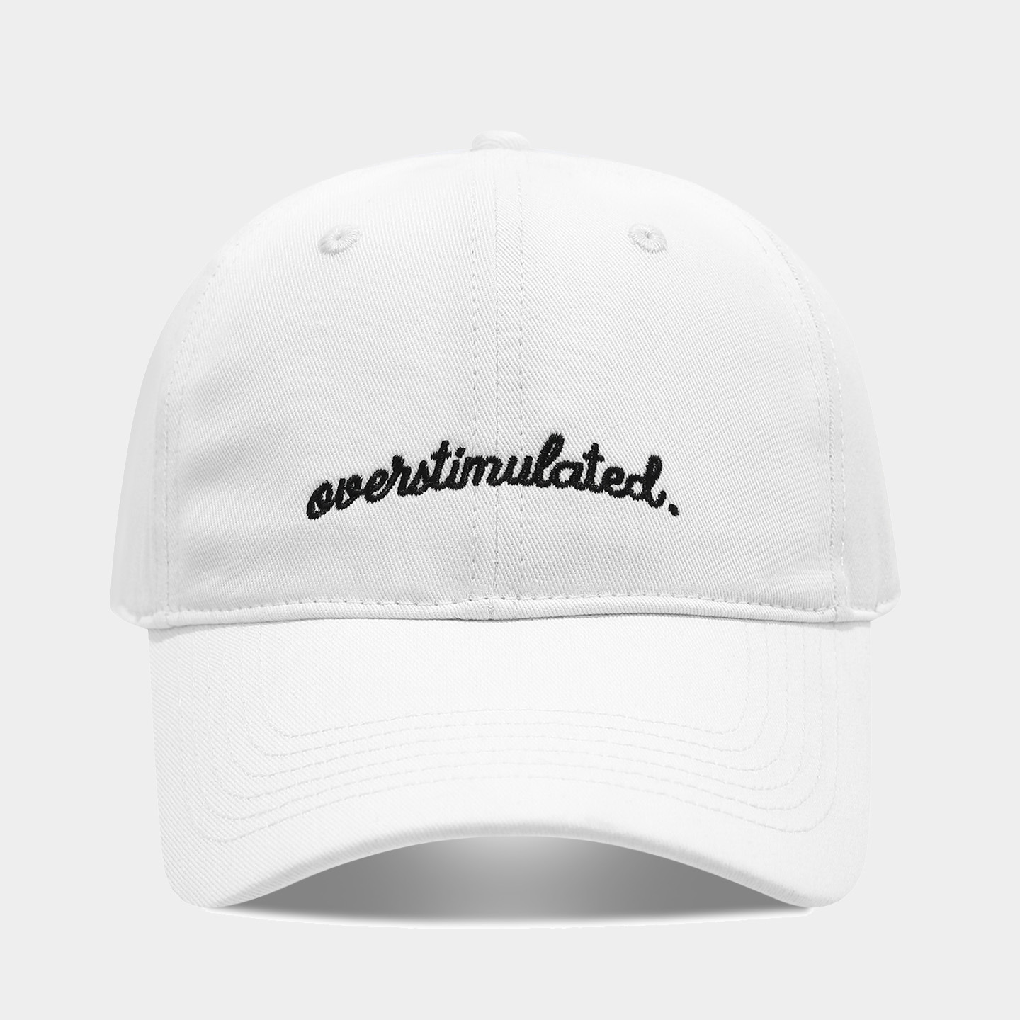 High-quality Denim Cap with Embroidery Baseball Cap with Sun Protection Adjustable Brim Design